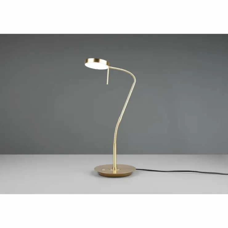 Luminaires Trio Éclairage Led|Lampe de table Trio-Leuchten Monza LED Laiton, 1 lumière