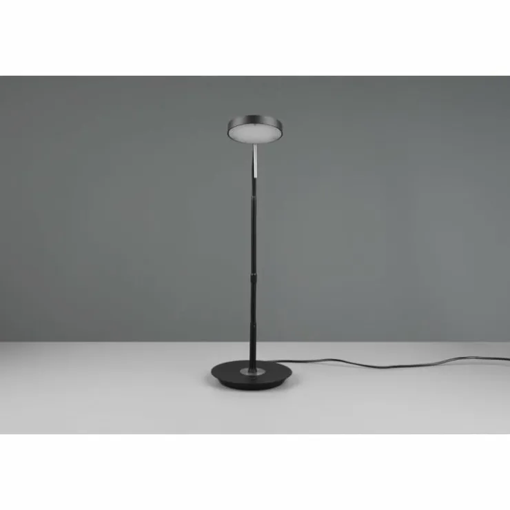Luminaires Trio Éclairage Led|Lampe de table Trio-Leuchten Monza LED Noir, 1 lumière