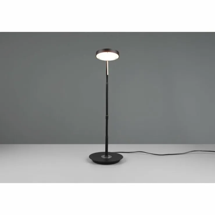 Luminaires Trio Éclairage Led|Lampe de table Trio-Leuchten Monza LED Noir, 1 lumière