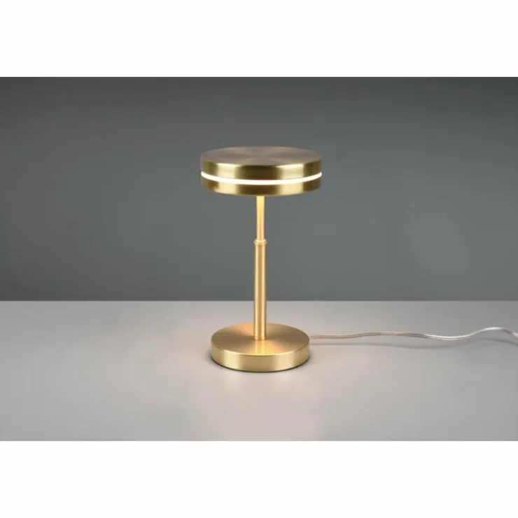 Luminaires Trio Éclairage Led|Lampe de table Trio-Leuchten Franklin LED Laiton, 1 lumière