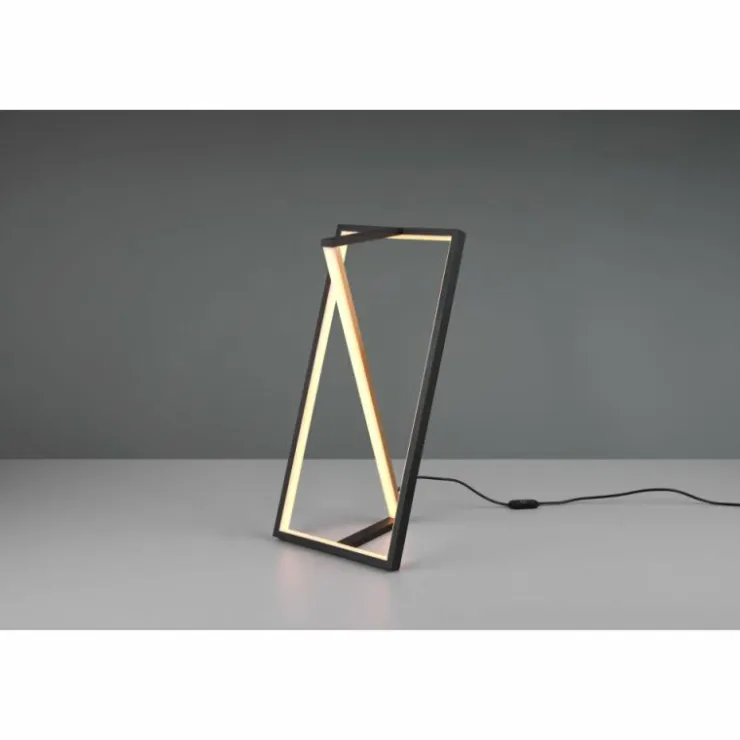 Luminaires Trio Lampes À Poser|Lampe de table Trio-Leuchten Edge LED Noir, 1 lumière