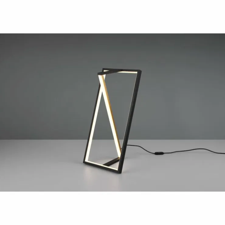 Luminaires Trio Lampes À Poser|Lampe de table Trio-Leuchten Edge LED Noir, 1 lumière