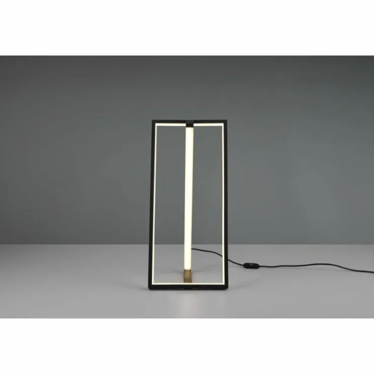 Luminaires Trio Lampes À Poser|Lampe de table Trio-Leuchten Edge LED Noir, 1 lumière