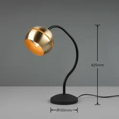 Luminaires Trio Lampes À Poser|Lampe de table Trio-Leuchten Fletcher Laiton, 1 lumière