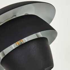 hofstein Lampes À Poser|Lampe de table Wacissa Noir, 1 lumière, Changeur de couleurs