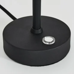 hofstein Lampes À Poser|Lampe de table Wacissa Noir, 1 lumière, Changeur de couleurs