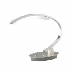 Luminaires Wofi Lampes À Poser|Lampe de table Wofi SEGURA LED Nickel mat, 1 lumière
