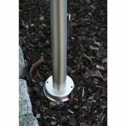 Lampe d'extérieur Globo BOWLE II Acier inoxydable, Transparent, 1 lumière