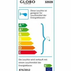 Lampe d'extérieur Globo GANTAR Gris, Noir, 1 lumière