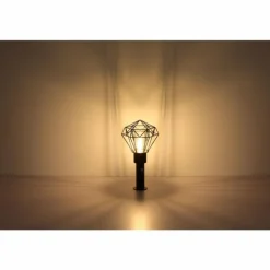 Lampe d'extérieur Globo HORACE Noir, 1 lumière, Détecteur de mouvement