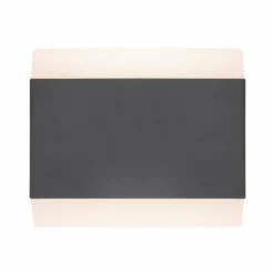 Lampe d'extérieur Globo SLICE LED Anthracite, 1 lumière, Changeur de couleurs