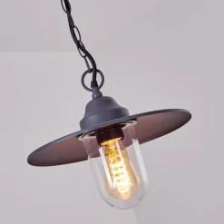 Lampe d'extérieur Mijas Anthracite, 1 lumière