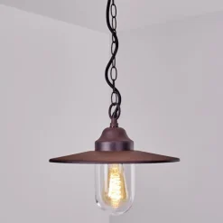 Lampe d'extérieur Mijas Rouille, 1 lumière