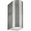 Lampe d'extérieur Searchlight ODU LED Argenté, 2 lumières