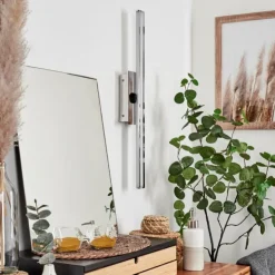 hofstein Appliques|lampe miroir Aspers LED Chrome, 1 lumière