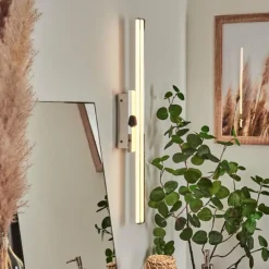 hofstein Appliques|lampe miroir Aspers LED Chrome, 1 lumière
