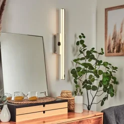 hofstein Appliques|lampe miroir Aspers LED Chrome, 1 lumière