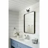 Luminaires Fabas Luce Éclairage Led|lampe miroir Fabas Luce Ago LED Noir, 1 lumière
