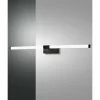 Luminaires Fabas Luce Éclairage Led|lampe miroir Fabas Luce Ago LED Noir, 1 lumière
