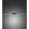 Luminaires Fabas Luce Éclairage Led|lampe miroir Fabas Luce Nala LED Noir, 1 lumière