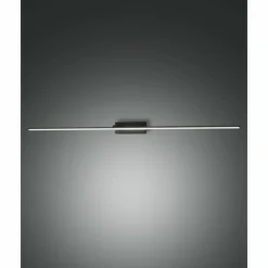 Luminaires Fabas Luce Éclairage Led|lampe miroir Fabas Luce Nala LED Noir, 1 lumière