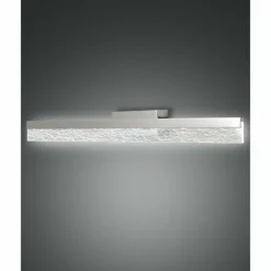 Luminaires Fabas Luce Éclairage Led|lampe miroir Fabas Luce Sinis LED Chrome, 1 lumière
