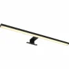 lampe miroir Globo JAIME LED Noir, 1 lumière