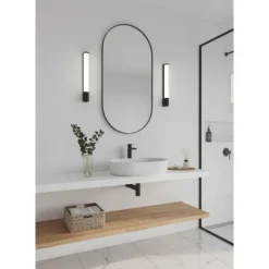 Luminaires Nordlux Éclairage Led|lampe miroir Nordlux MALAIKA LED Noir, 1 lumière