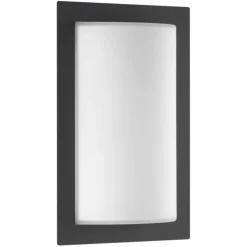 Lampe murale d'extérieur LCD Anthracite, 1 lumière, Détecteur de mouvement