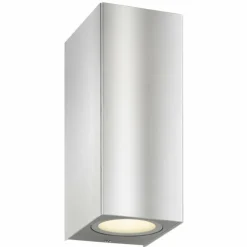 Lampe murale d'extérieur LCD LED Acier inoxydable, 2 lumières