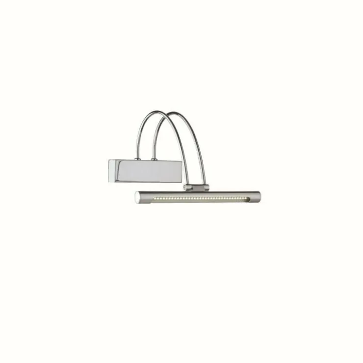 Luminaires Ideallux Éclairage Led|Lampe pour miroir Ideal Lux BOW LED Chrome, 36 lumières