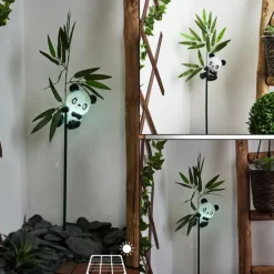 lampe solaire Beo LED Vert, Noir, 1 lumière