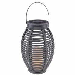Lampe solaire Globo DON LED Gris, 1 lumière