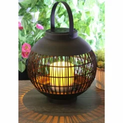 Lampe solaire Globo DON LED Noir, 1 lumière