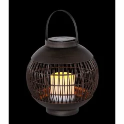 Lampe solaire Globo DON LED Noir, 1 lumière