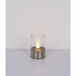 lampe solaire Globo LED Argenté, 1 lumière