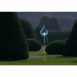 lampe solaire Globo LED Argenté, 1 lumière