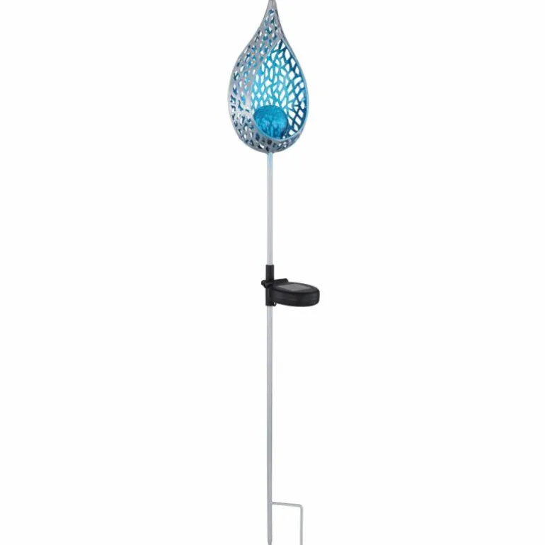 lampe solaire Globo LED Argenté, 1 lumière