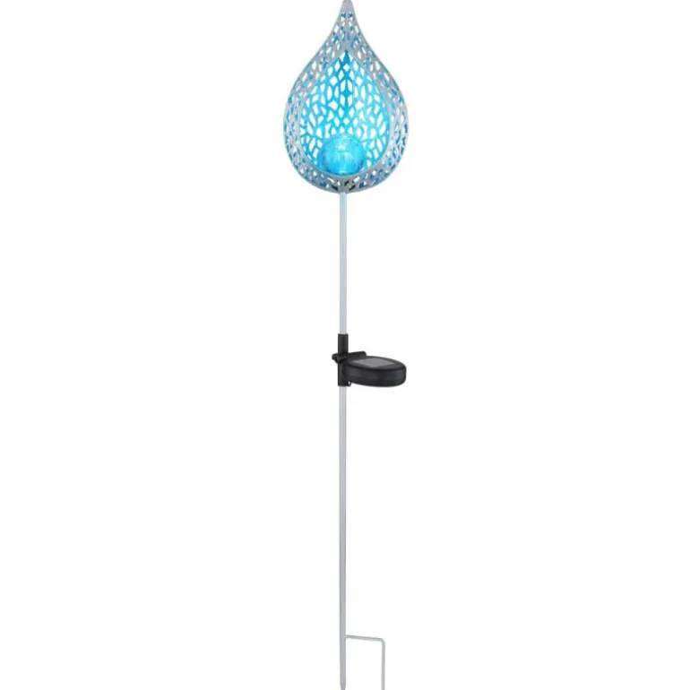 lampe solaire Globo LED Argenté, 1 lumière