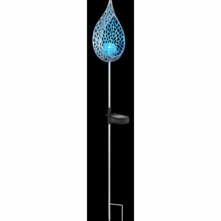 lampe solaire Globo LED Argenté, 1 lumière