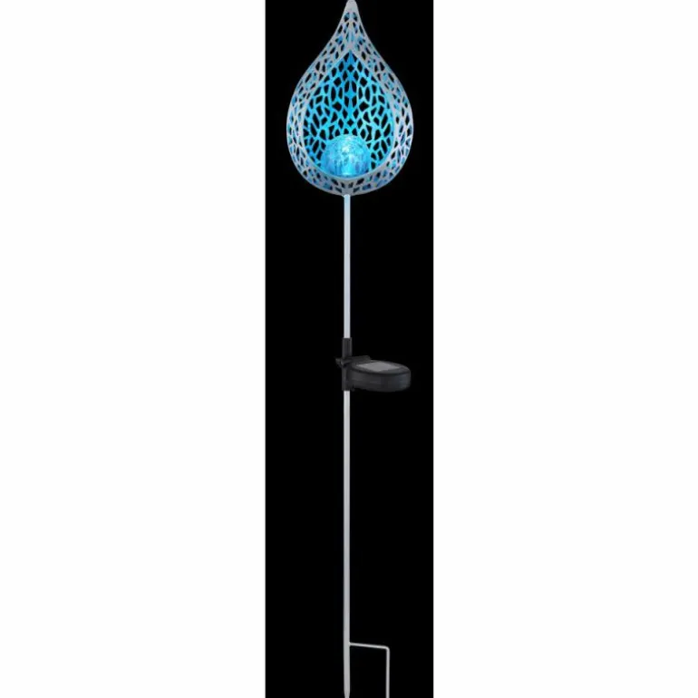 lampe solaire Globo LED Argenté, 1 lumière
