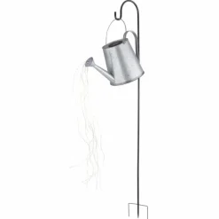 lampe solaire Globo LED Argenté, 80 lumières