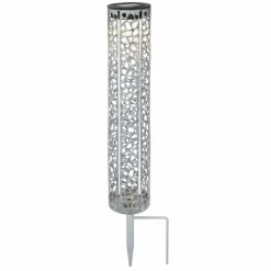 lampe solaire Globo LED Argenté, 1 lumière