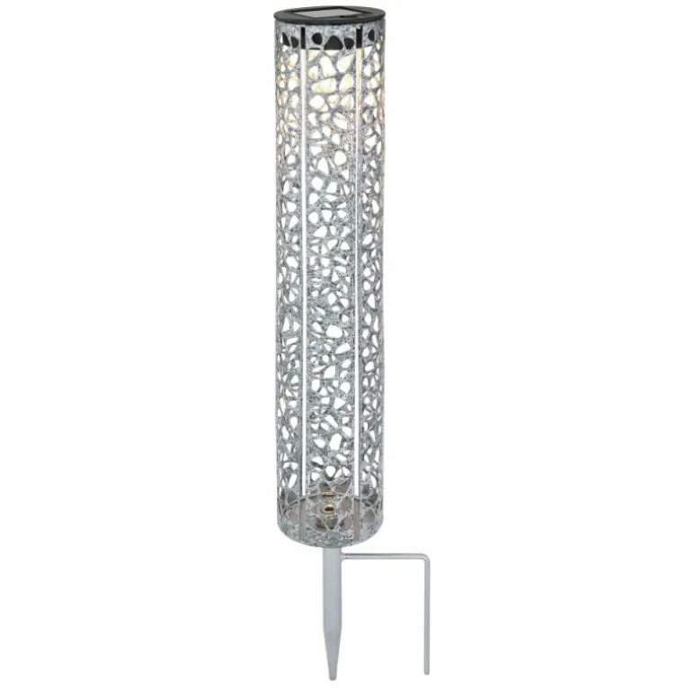 lampe solaire Globo LED Argenté, 1 lumière