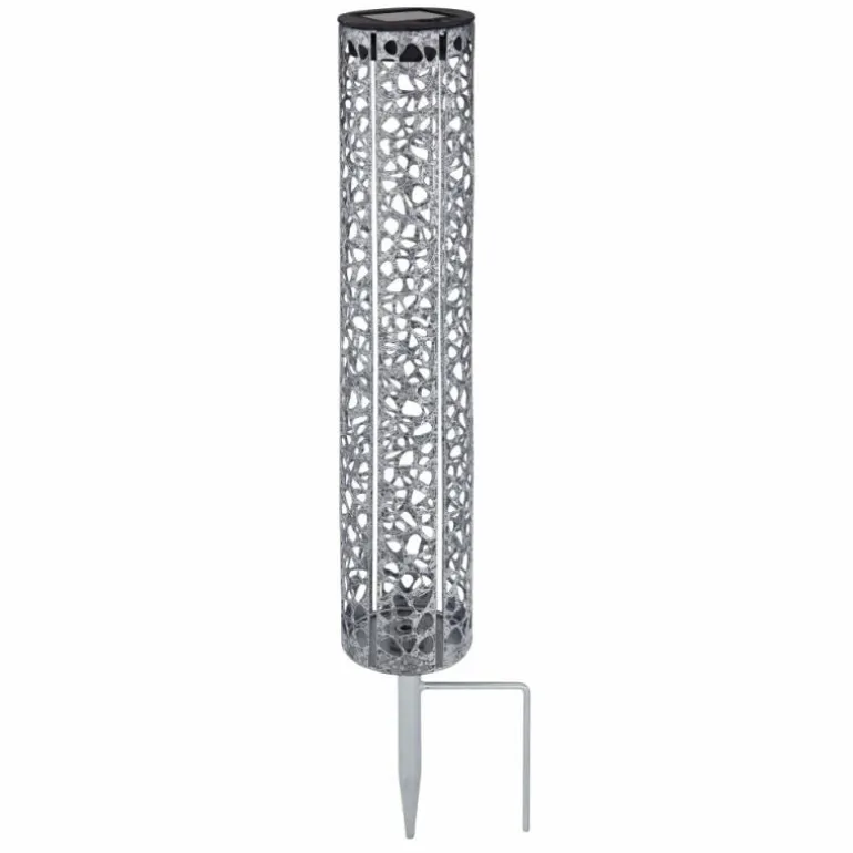 lampe solaire Globo LED Argenté, 1 lumière