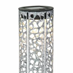 lampe solaire Globo LED Argenté, 1 lumière