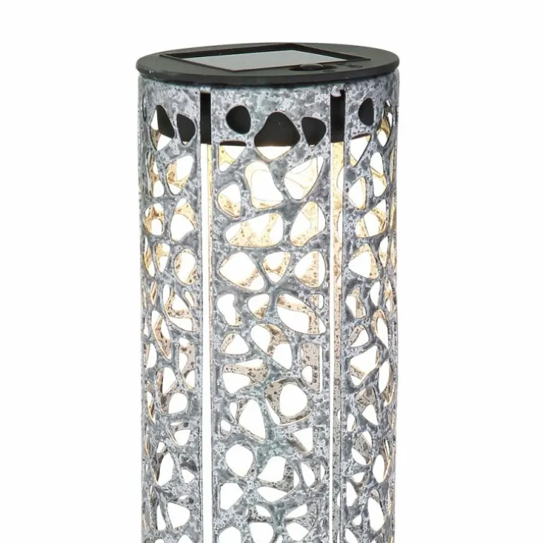 lampe solaire Globo LED Argenté, 1 lumière