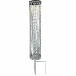 lampe solaire Globo LED Argenté, 1 lumière