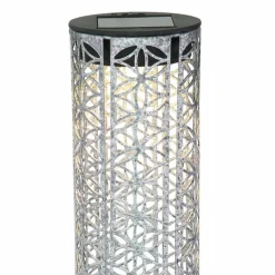 lampe solaire Globo LED Argenté, 1 lumière