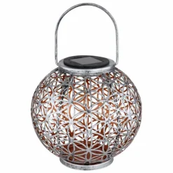 lampe solaire Globo LED Argenté, 1 lumière
